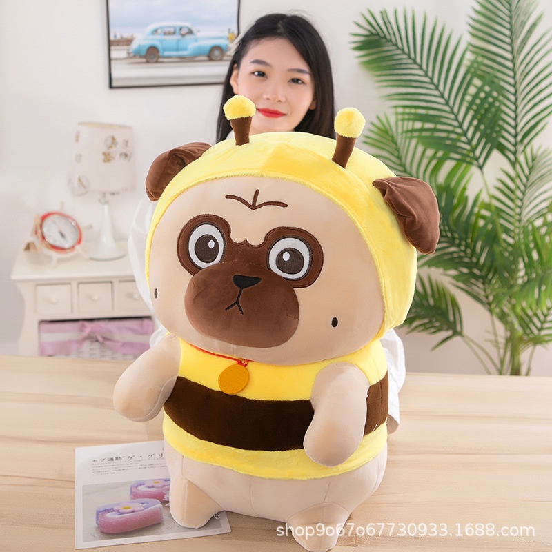 Gấu Bông Mèo hoàng thượng cosplay Ong, Chó Nô Tài Đội Lốt Ong, Thú bông Nhập Khẩu Cao Cấp