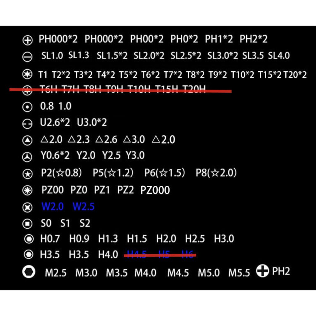 Bộ công cụ tua vít chuyên sửa chữa tháo lắp điện thoại laptop đa năng 110 in1 - Thép Cr-V - Bản tối ưu