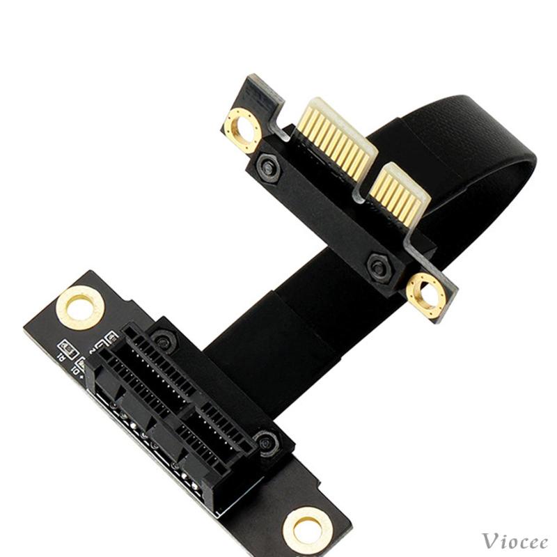 Dây Cáp Mở Rộng 90 Độ PCIe x1 Sang x1 x4 Mini Pci-E Chuyên Dụng Cho Bo Mạch Chủ / Thẻ Dữ Liệu