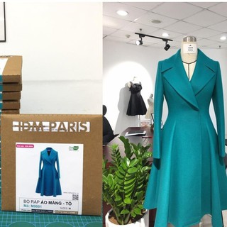[Rập Giấy] Bộ Rập Áo Măng Tô -Phom Nét Căng , Chuẩn Dáng, Thiết Kế Cao Cấp - May Là Đẹp - M9001