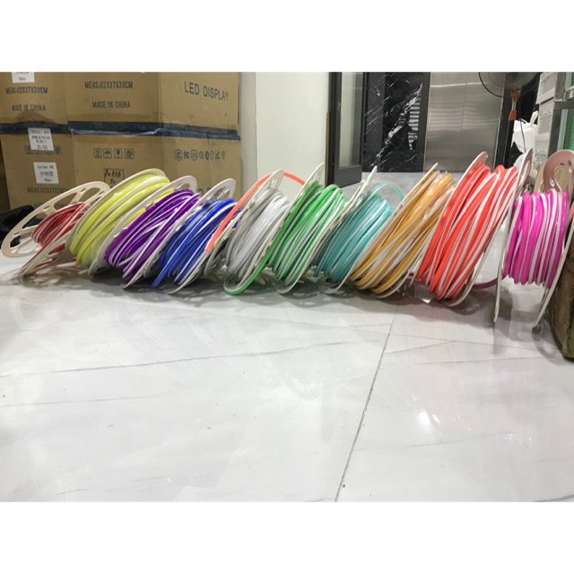 Silicon bản 8mm chuyên dùng làm led Neon rời- đoạn dài 1m