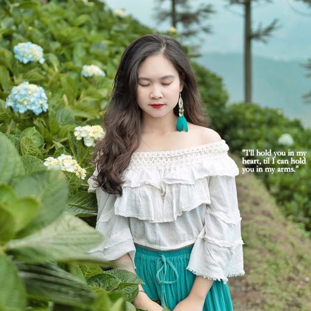 Áo croptop xô Thái tầng