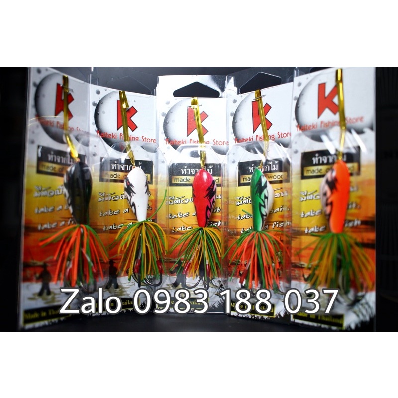 Nhái nhảy, lắc mini Thái Lan, mồi giả câu cá lóc