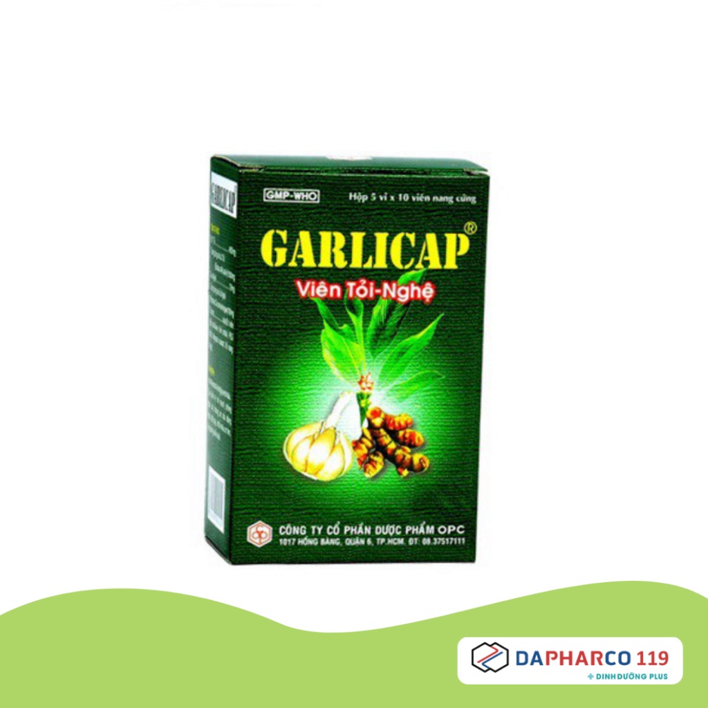 Garlicap viên tỏi nghệ 1