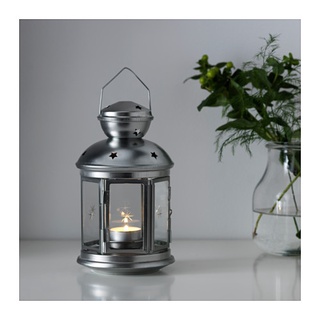 Đèn nến màu bạc rotera ikea