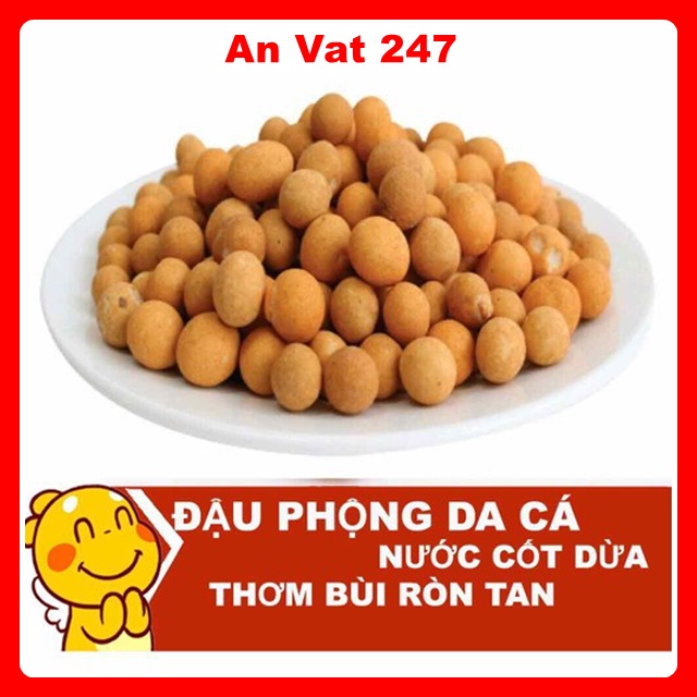 [ Siêu Hot ]500g Đậu Phộng Da Cá FREESHIP Snack Nhân Phộng Nước Cốt Dừa Giòn Thơm Hấp Dẫn [ Siêu Hot ]