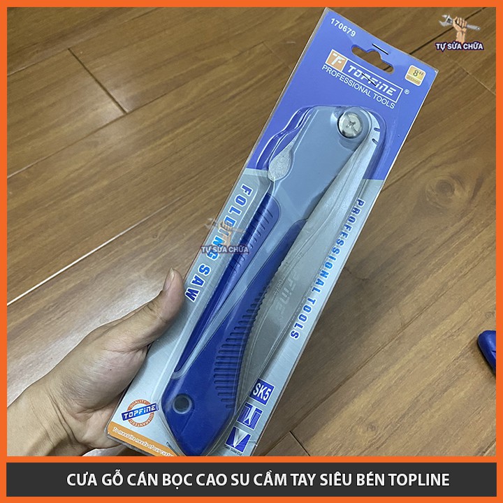 Cưa gỗ cầm tay siêu sắc bén chính hãng Topline, thép SK5 siêu bền, siêu sắc bén. mang lại cảm giác cắt nhẹ nhàng và ngọt