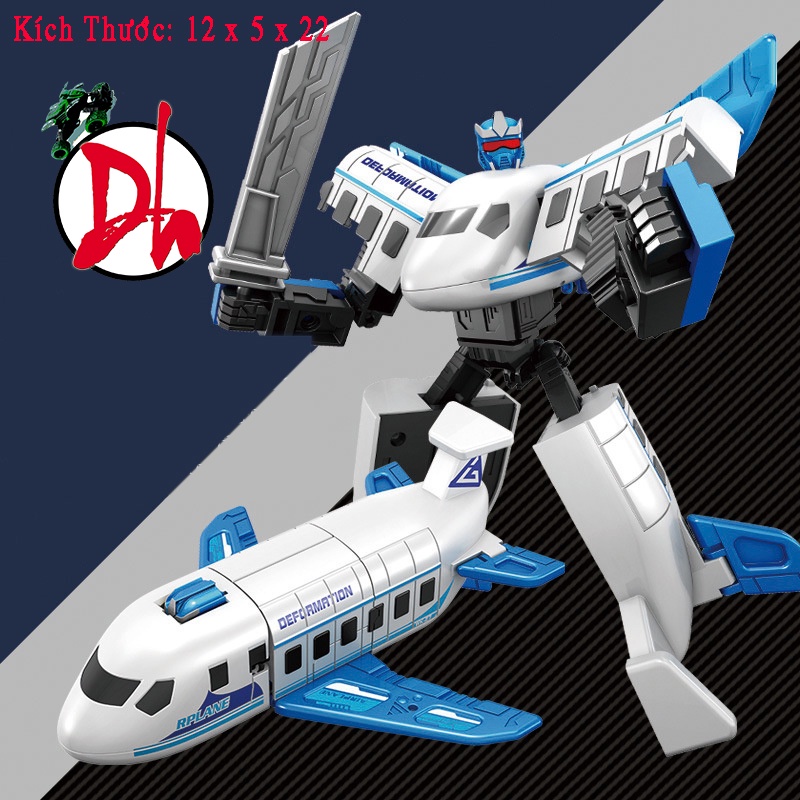 Mô hình đồ chơi robot optimus biến hình máy bay, xe cứu thương, xe đầu kéo cho bé