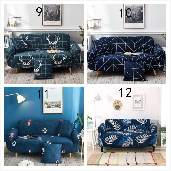 Bộ 4 Bọc Ghế Sofa Màu Trơn