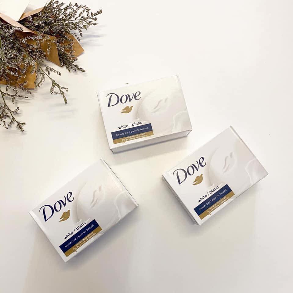 Xà Bông Cục Dove White 106G Giúp Nuôi Dưỡng Da, Cho Làn Da Mềm Mại, Khoẻ Mạnh