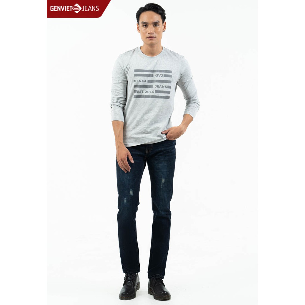  Quần dài jeans nam T1102J734 GENVIET