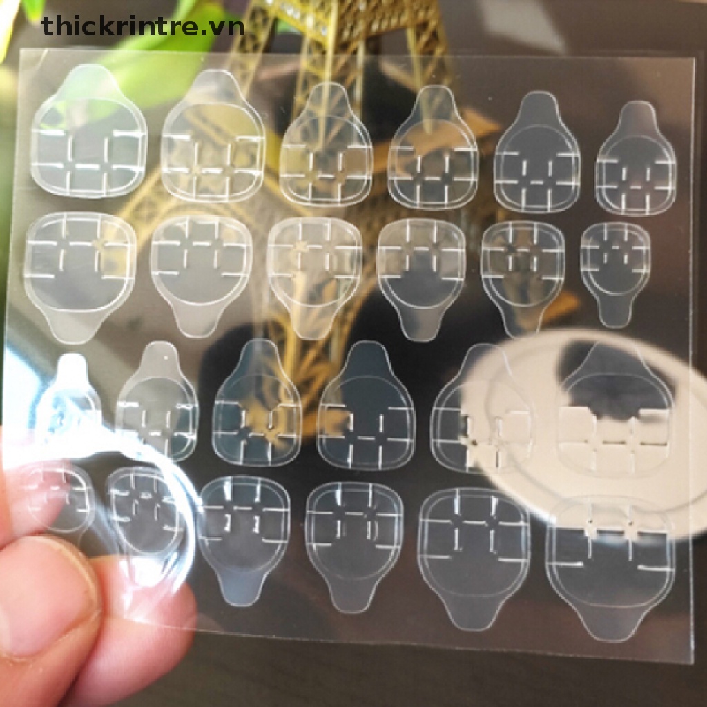 [Hàng mới về] Móng tay giả dán trang trí trong suốt linh hoạt