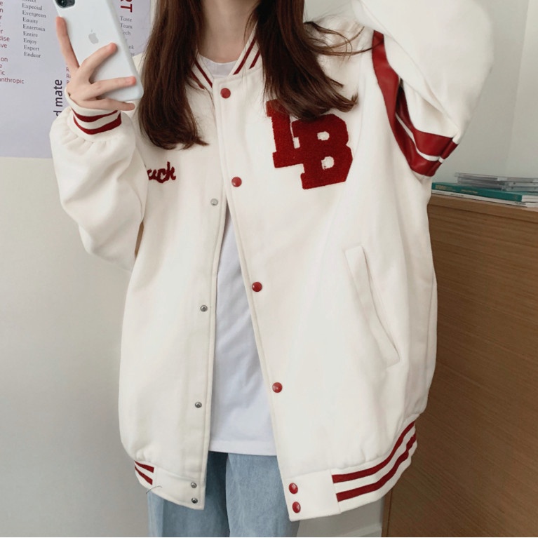 Áo khoác nỉ bomber nam nữ ,Áo sweater hoodie nam nữ cúc bấm LB 93 from rộng unisex | BigBuy360 - bigbuy360.vn