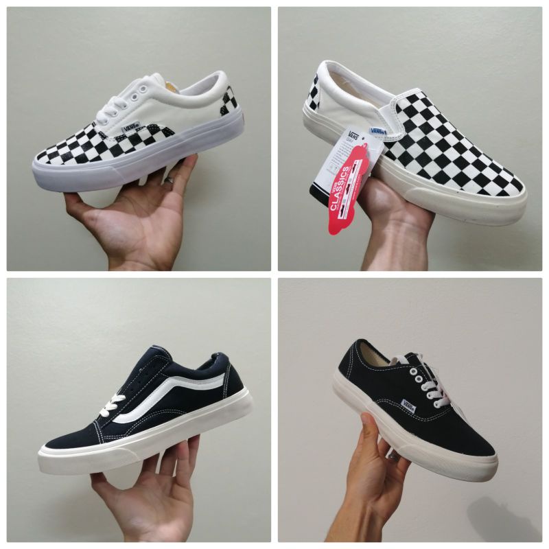giày thể thao Van các mẫu caro, old, classic