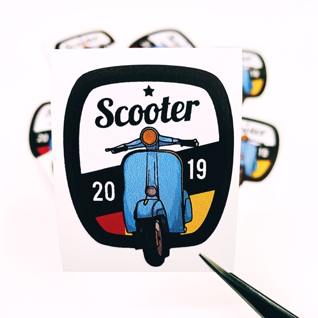 STICKER XE CỔ VESPA CÁ TÍNH DÁN TRANG TRÍ ĐIỆN THOẠI LAPTOP VALI MŨ BẢO HIỂM XE MÁY TỦ KỆ,...HAY BẤT KÌ NƠI NÀO BẠN MUỐN