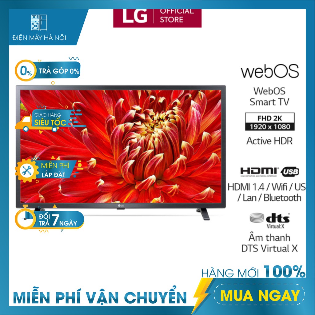 Smart Tivi LG 32 inch HD 32LM630BPTB - Model 2019