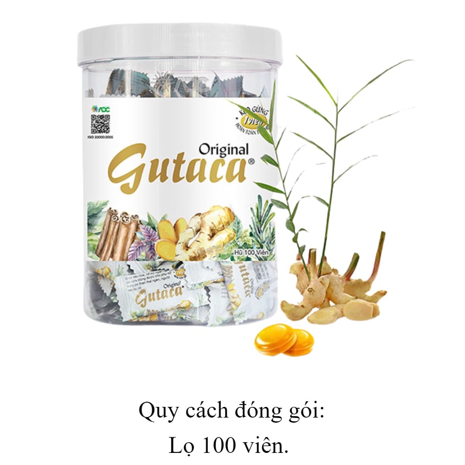 KẸO GỪNG GUTACA ORGINAL & GUTACA GOLD - HỖ TRỢ TIÊU HOÁ