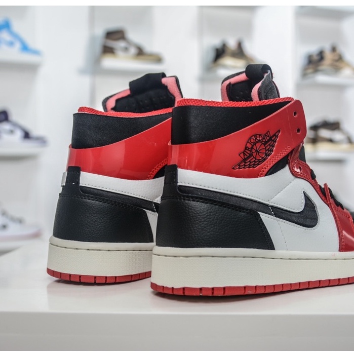Giày Air Jordan 1 High Zoom " Patent Bred "
