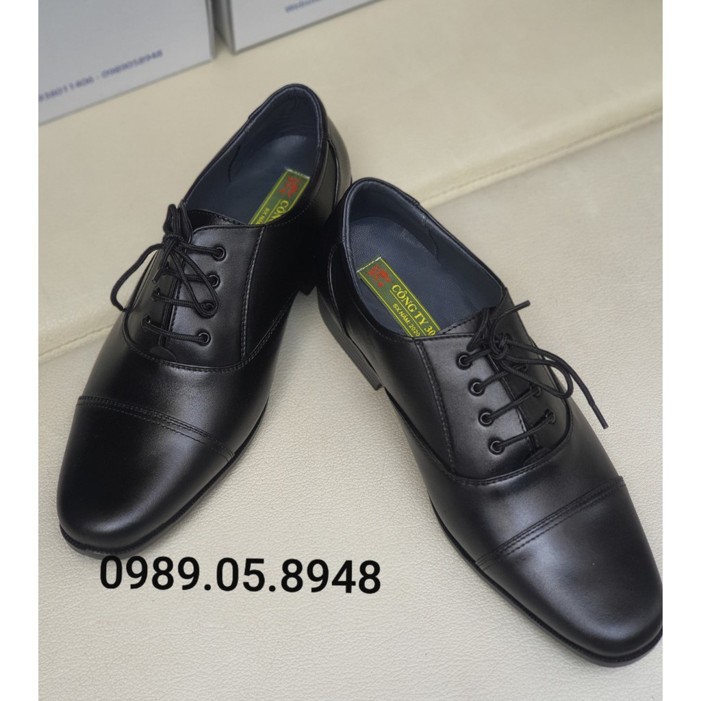 Giày Da Nam 102 CHÍNH HÃNG CTY 30/4, da thật 100%, khâu đế chắc chắn chống trơn trượt mài mòn