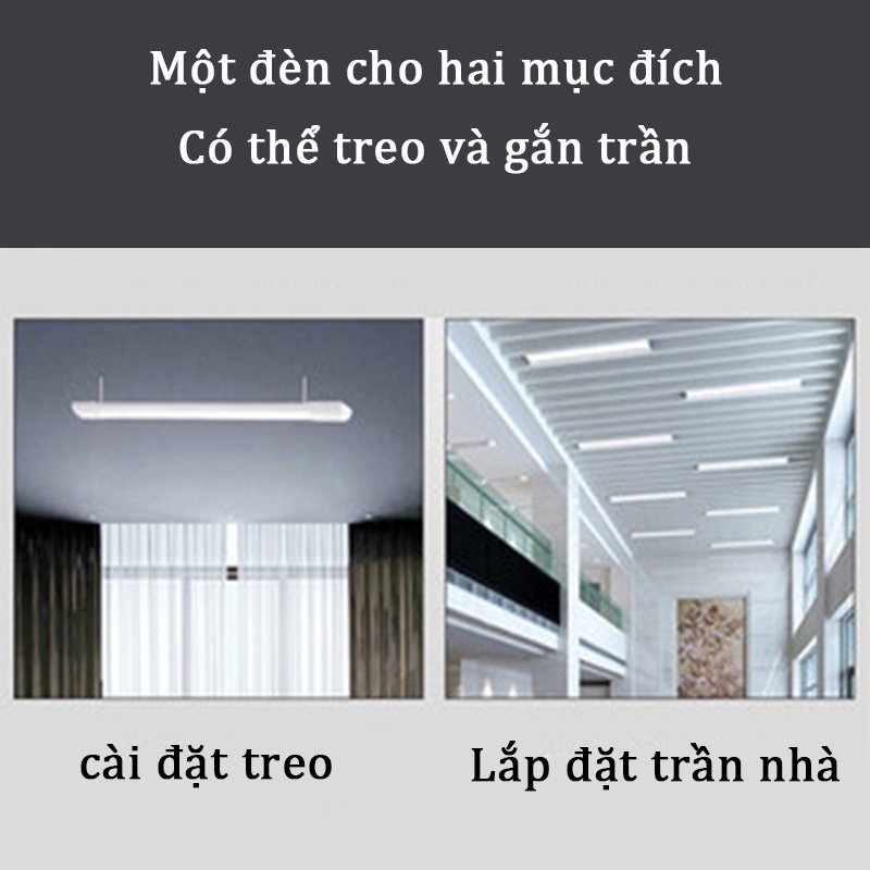 Đèn Led Bán Nguyệt 40w 1.2m Đủ Công Suất  Led  Siêu Sáng  Bảo Hành 12 Tháng Đổi Mới ánh sáng trắng