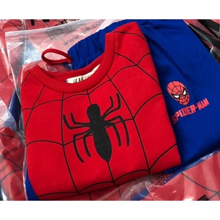 Bộ nỉ da cá Spiderman