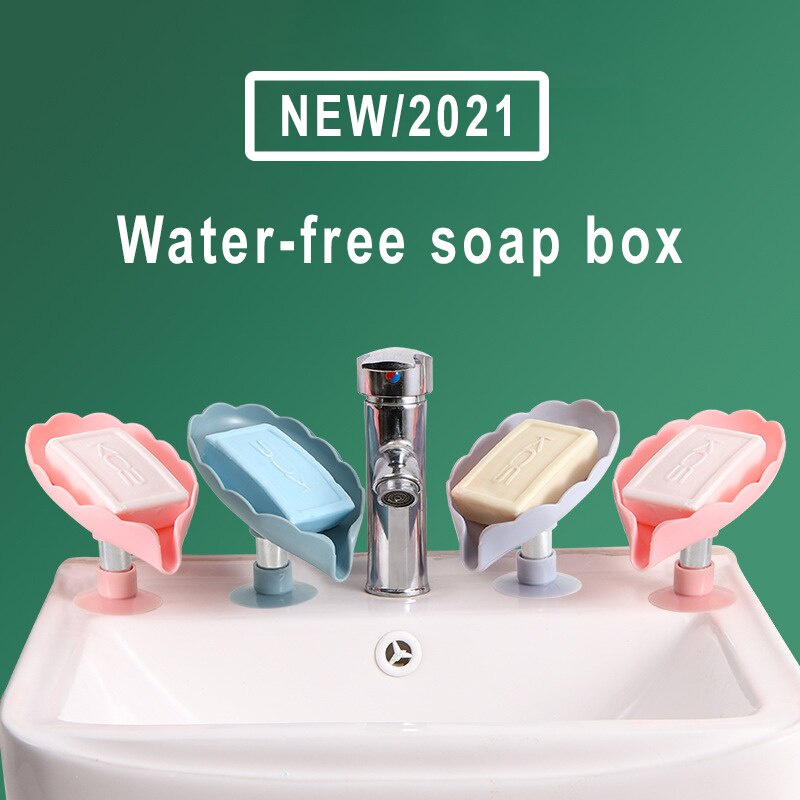 Giá đỡ xà phòng có rãnh thoát nước tiện dụng cho phòng tắm