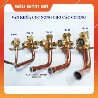 Van khóa cục nóng điều hòa - máy lạnh (chọn cỡ)