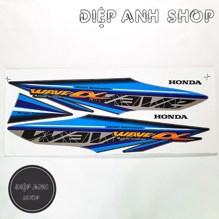 Tem xe Wave Alpha 110  - Tem Wave chế