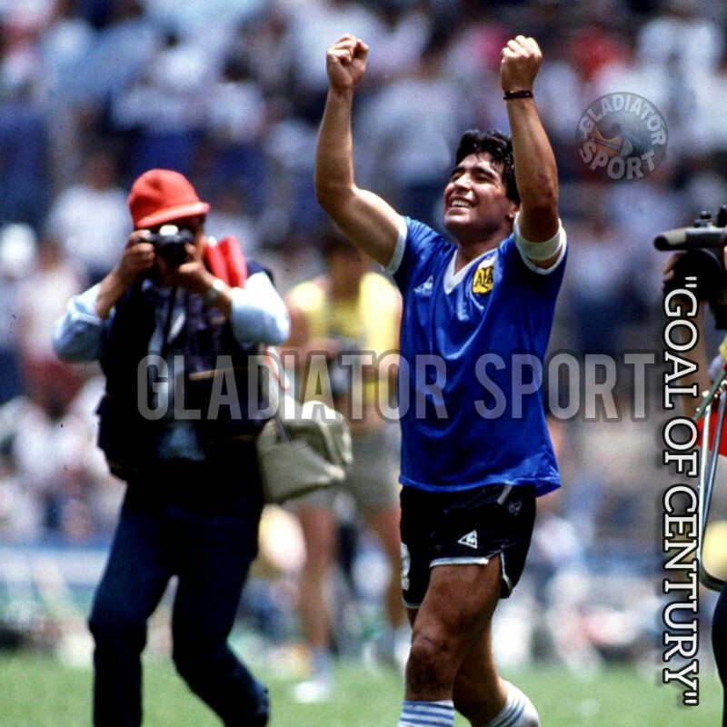 Áo Thun Thể Thao In Logo Maradona Jersey Argentina 1986 Thời Trang Năng Động