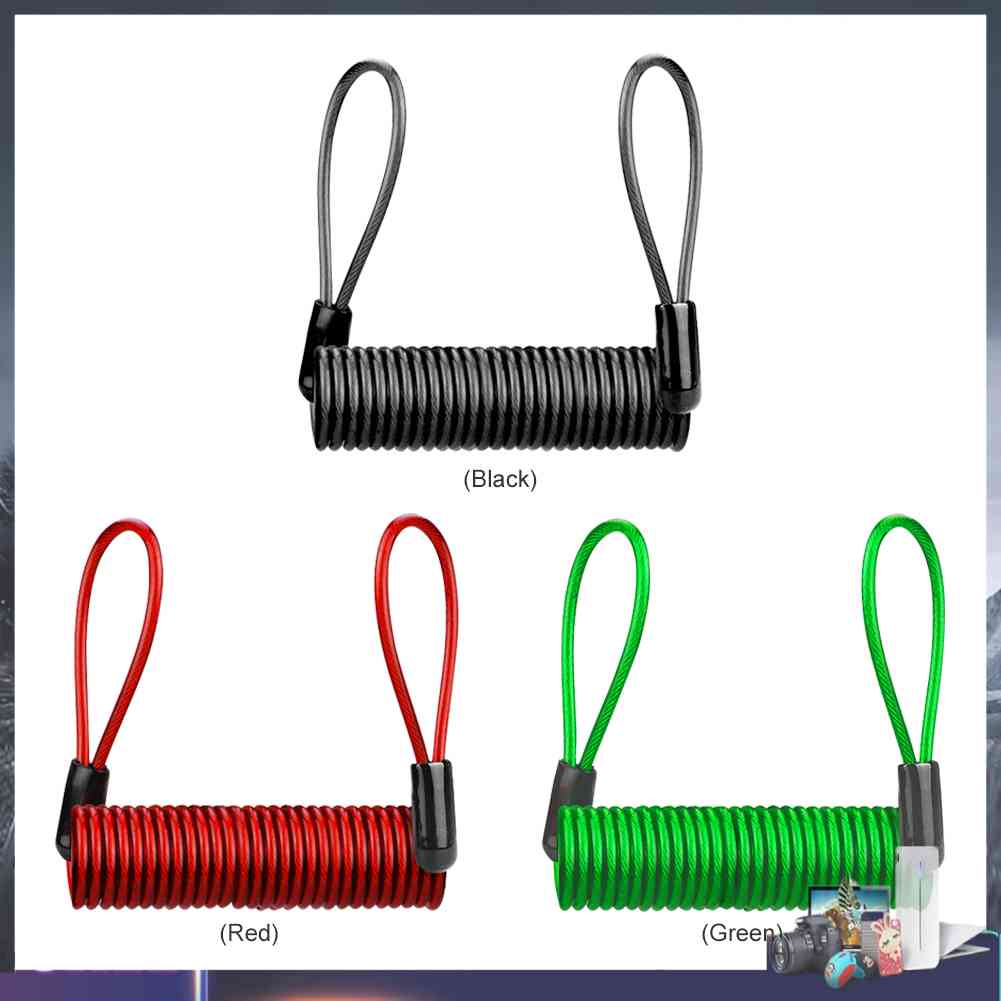 Dây Cáp Nhắc Nhở Khóa Đĩa Xe Đạp / Xe Máy 4ft