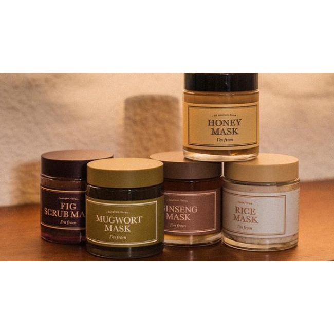 Mặt Nạ I'm From Honey/ Rice/ Volcanic Mask 120g Mật Ong Chống Lão Hóa Và Cấp Ẩm