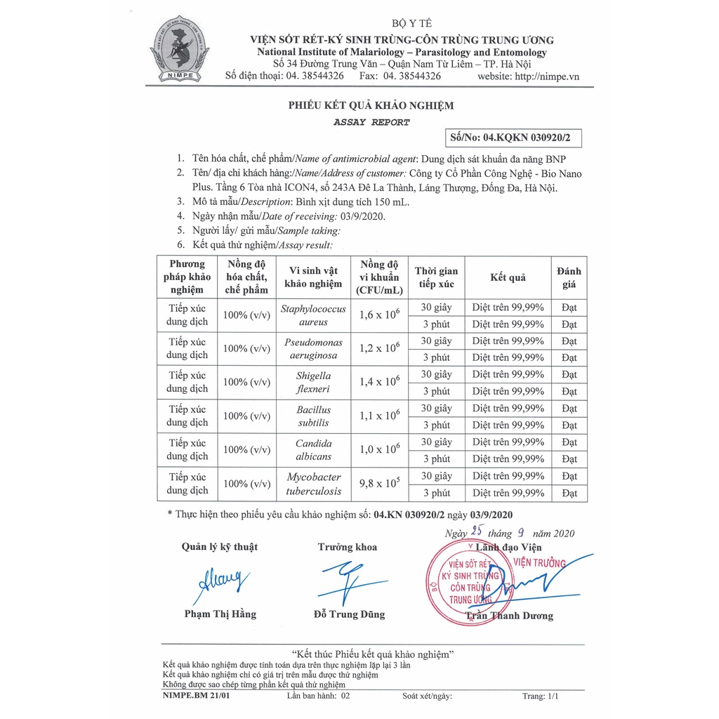 Nước rửa tay khô BNP dạng xịt phun sương - 250ml | BigBuy360 - bigbuy360.vn