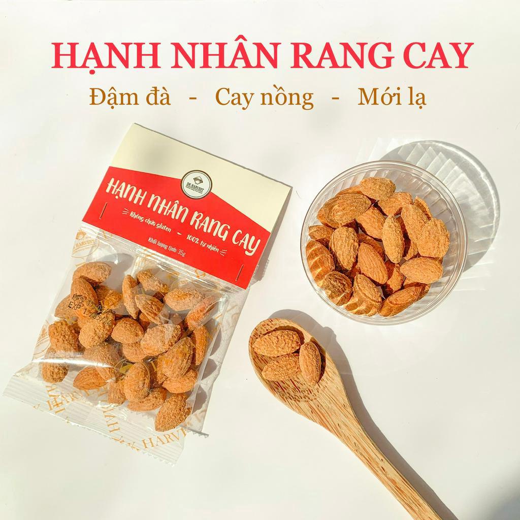 Snack hạt hạnh nhân rang cay DK Harvest - Sản phẩm tiện lợi và dinh dưỡng tốt cho ăn vặt