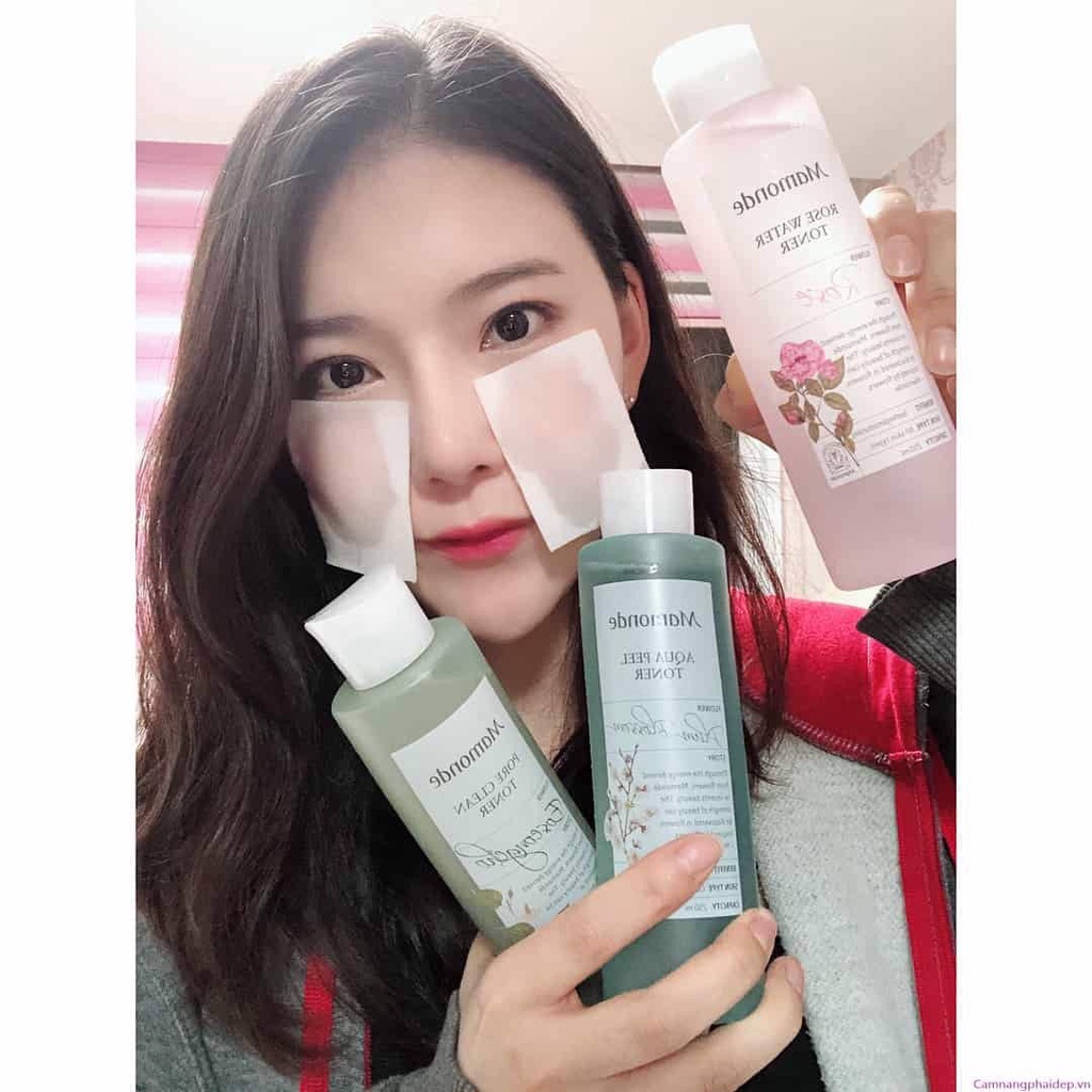 Toner diếp cá - Mamonde Toner - Nước hoa hồng Mamonde rose water 250ml