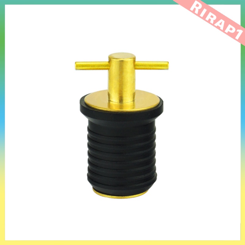 Nút cao su chặn lỗ thoát nước Livewell tay cầm chữ T bằng đồng thau phụ kiện hàng hải cho thân tàu