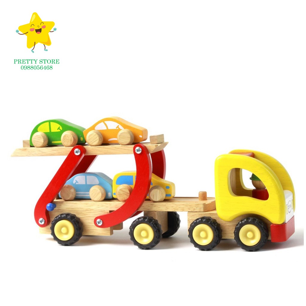 Đồ chơi gỗ Winwintoys - Xe hai tầng