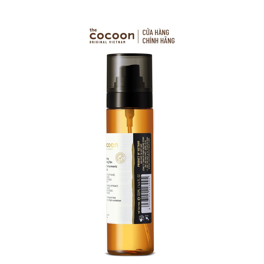 Xịt Khoáng Nghệ Hưng Yên Cocoon Giúp Sáng Da và Ngăn Ngừa Oxy Hóa 130ml