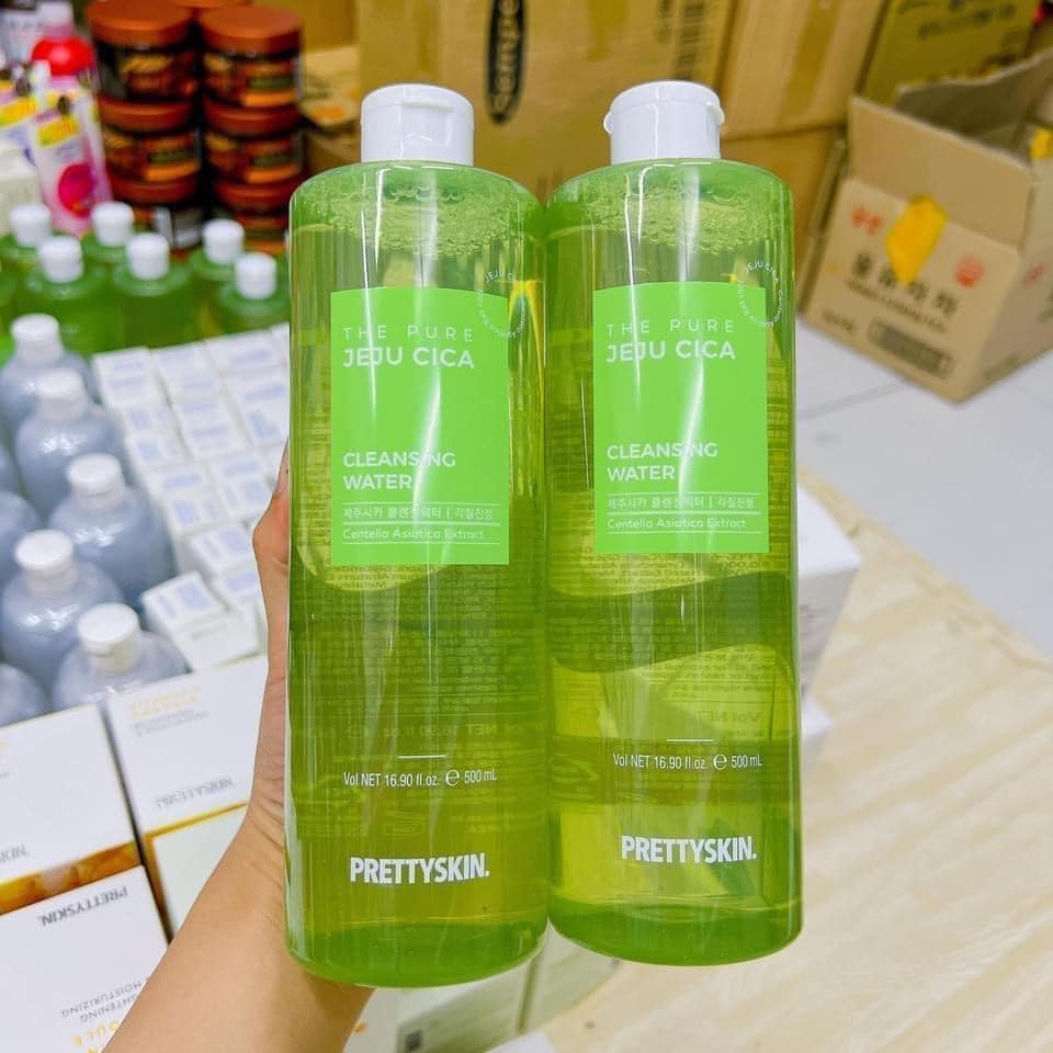 MBC M34 Nước Tẩy Trang Từ Rau Má Jeju Cica Prettyskin 500ml - Pretty Skin