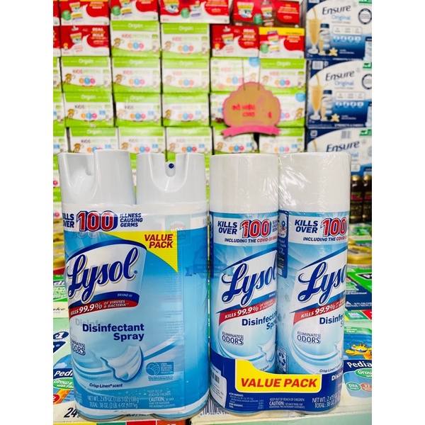 [BILL MỸ] BÌNH XỊT KHỬ TRÙNG DIỆT KHUẨN LYSOL 538G CỦA MỸ