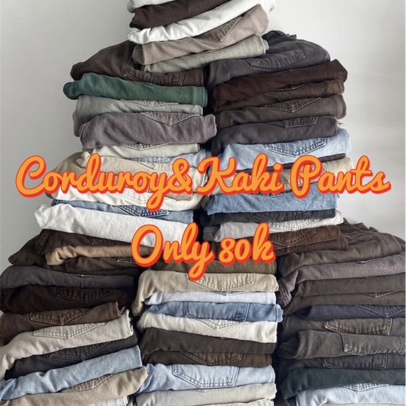 QUẦN NHUNG TĂM & KAKI 2HAND ĐỒNG GIÁ 85k