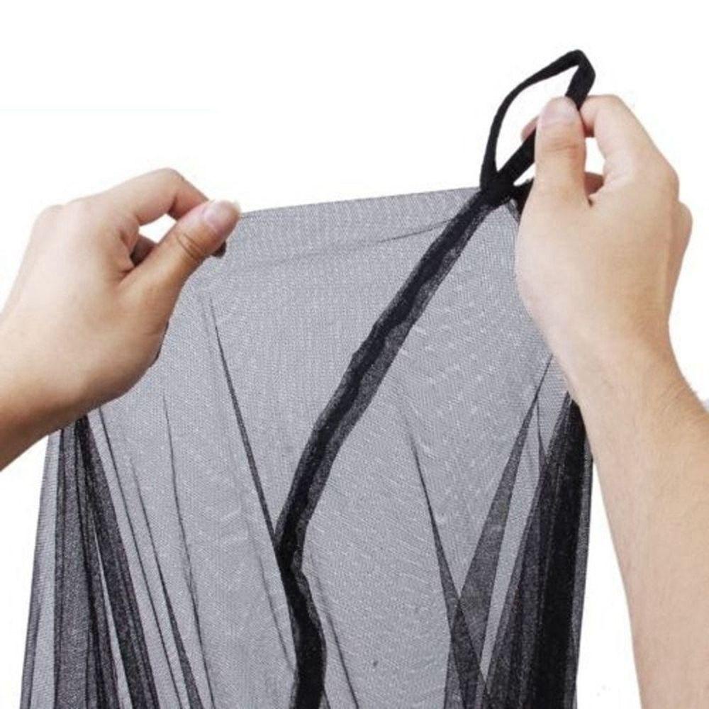 Dalton Mùng Lưới Chống Muỗi 4 Góc Màu Đen Thanh Lịch Cho Giường Ngủ