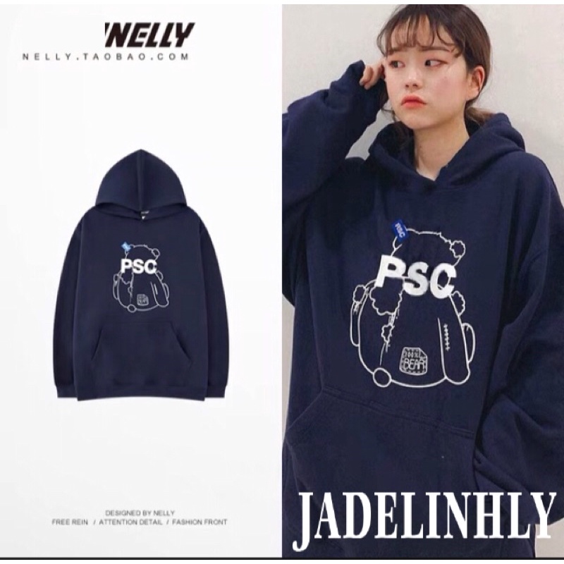 Áo hoodie nelly nỉ sale (có sẵn) psc