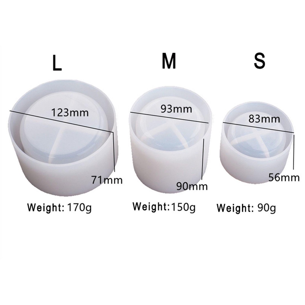 Khuôn Nhựa Resin Làm Chậu Hoa / Trang Sức Thủ Công 1 Cái