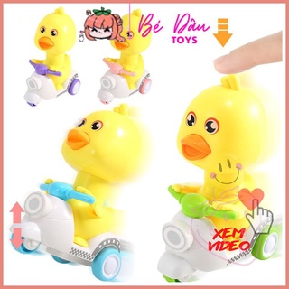 Đồ Chơi Vịt Chạy Xe Máy Vespa, Ấn Đầu Là Vịt Chạy - Vịt Chạy Xe Máy Kute