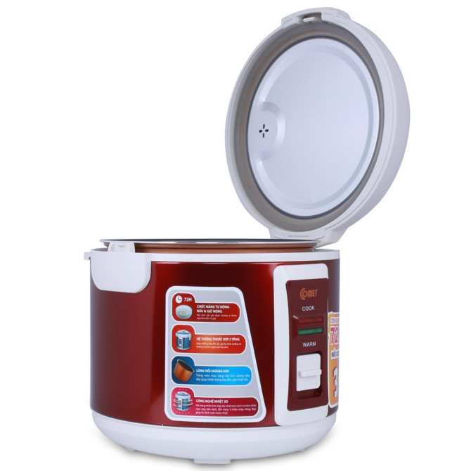 Xả Kho Nồi Cơm Điện 3D Comet CM8086 Cao Cấp - 1.8L | BigBuy360 - bigbuy360.vn
