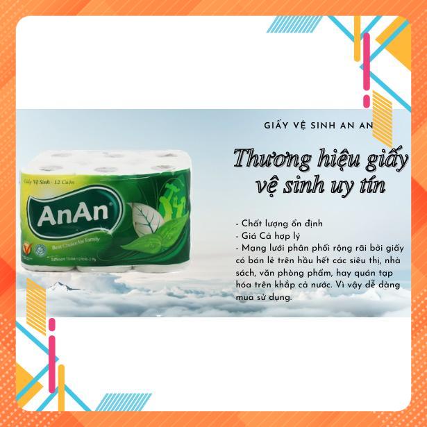 10 cuộn Giấy vệ sinh AnAn (gấy loại 1)