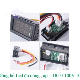 Đồng hồ đo điện áp dc 100v - 10A