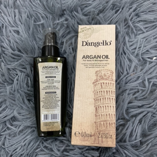 Tinh dầu phục hồi tóc hư tổn ARGAN OIL Dangello 60ml