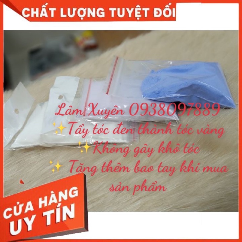 Bột tẩy tóc 100g✨FREESHIP✨ tẩy tóc đen thành tóc vàng [tặng kèm bao tay] không khô tóc ít mùi hôi đơn giản giá rẻ dễ xài