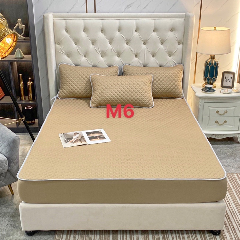 Bộ ga trải  đệm cao su non kích thước 1m6x2m;1m8x2m ;2mx2m2  )